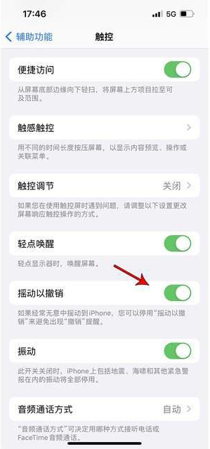 焉耆苹果手机维修分享iPhone手机如何设置摇一摇删除文字 